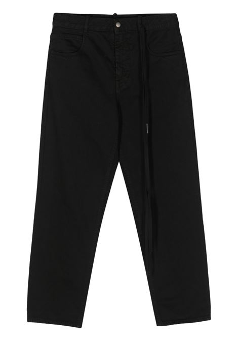 Jeans crop jaak in nero Ann demeulemeester - uomo ANN DEMEULEMEESTER | 2302MTR48DFA038099